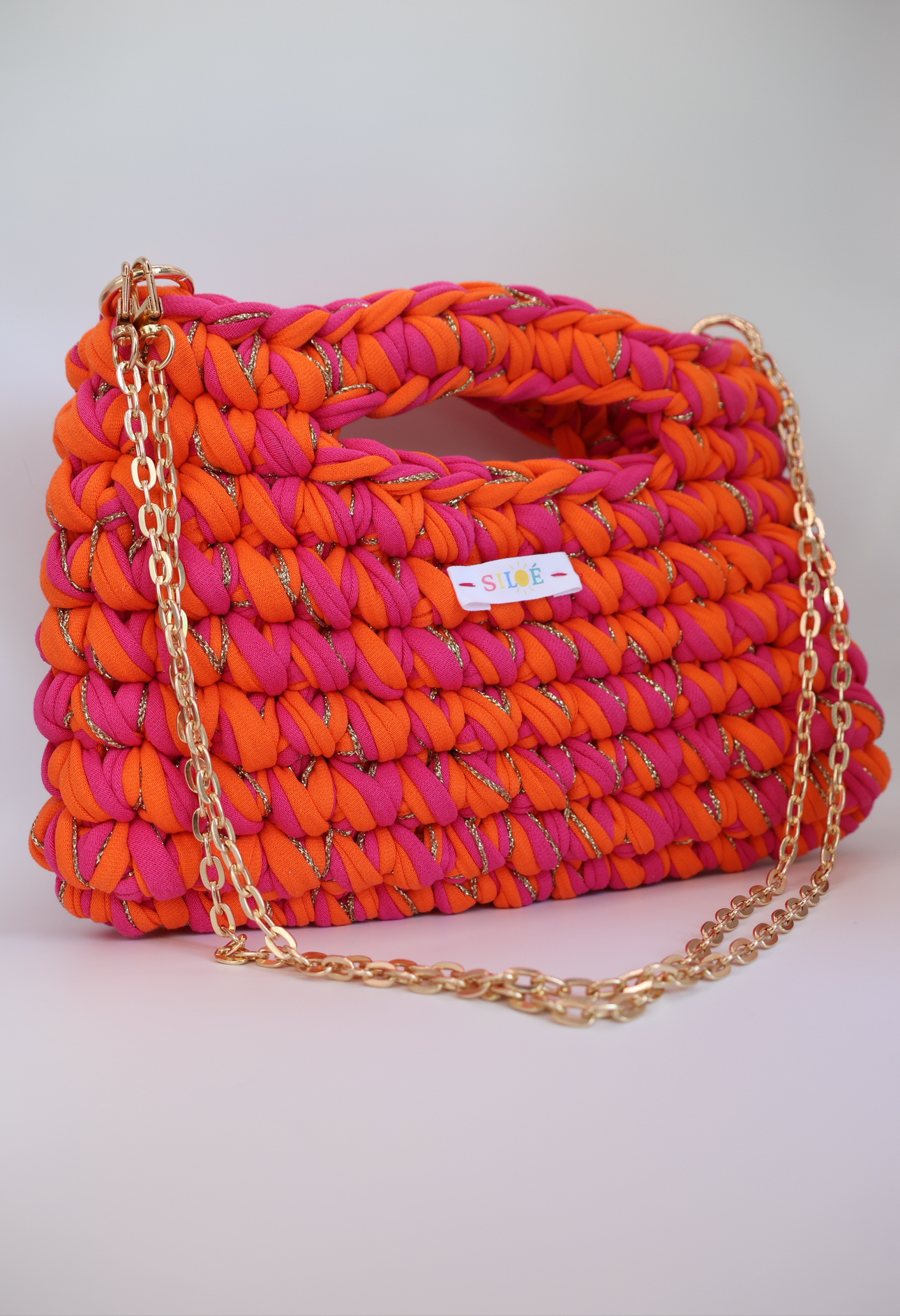 Gaïa Rose orange et doré