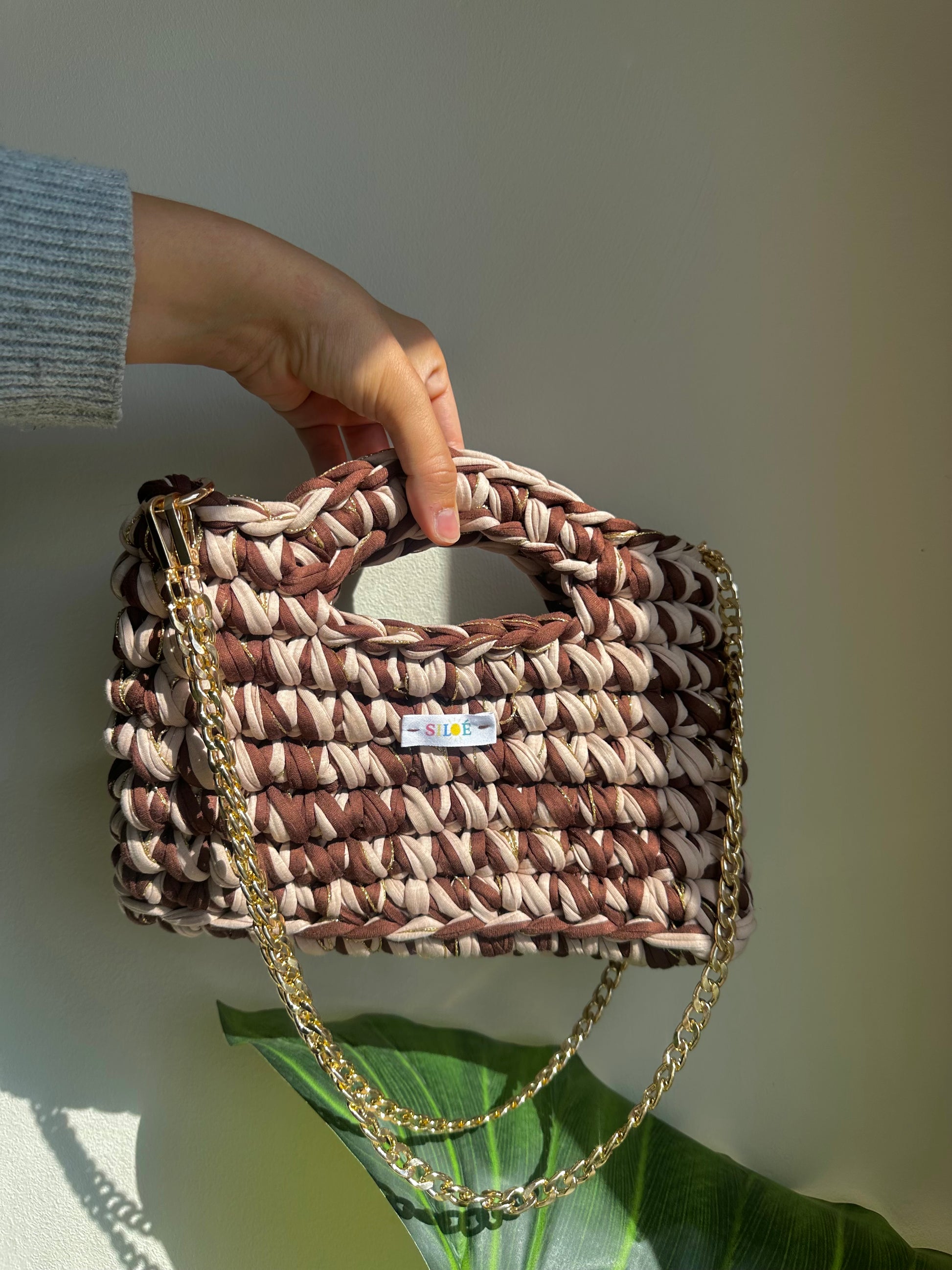 Gaïa beige foncé et chocolat