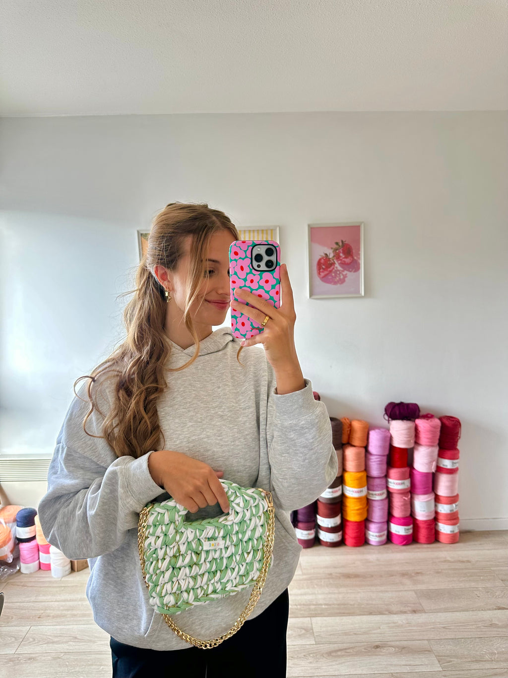 Gaïa Sauge blanc et doré