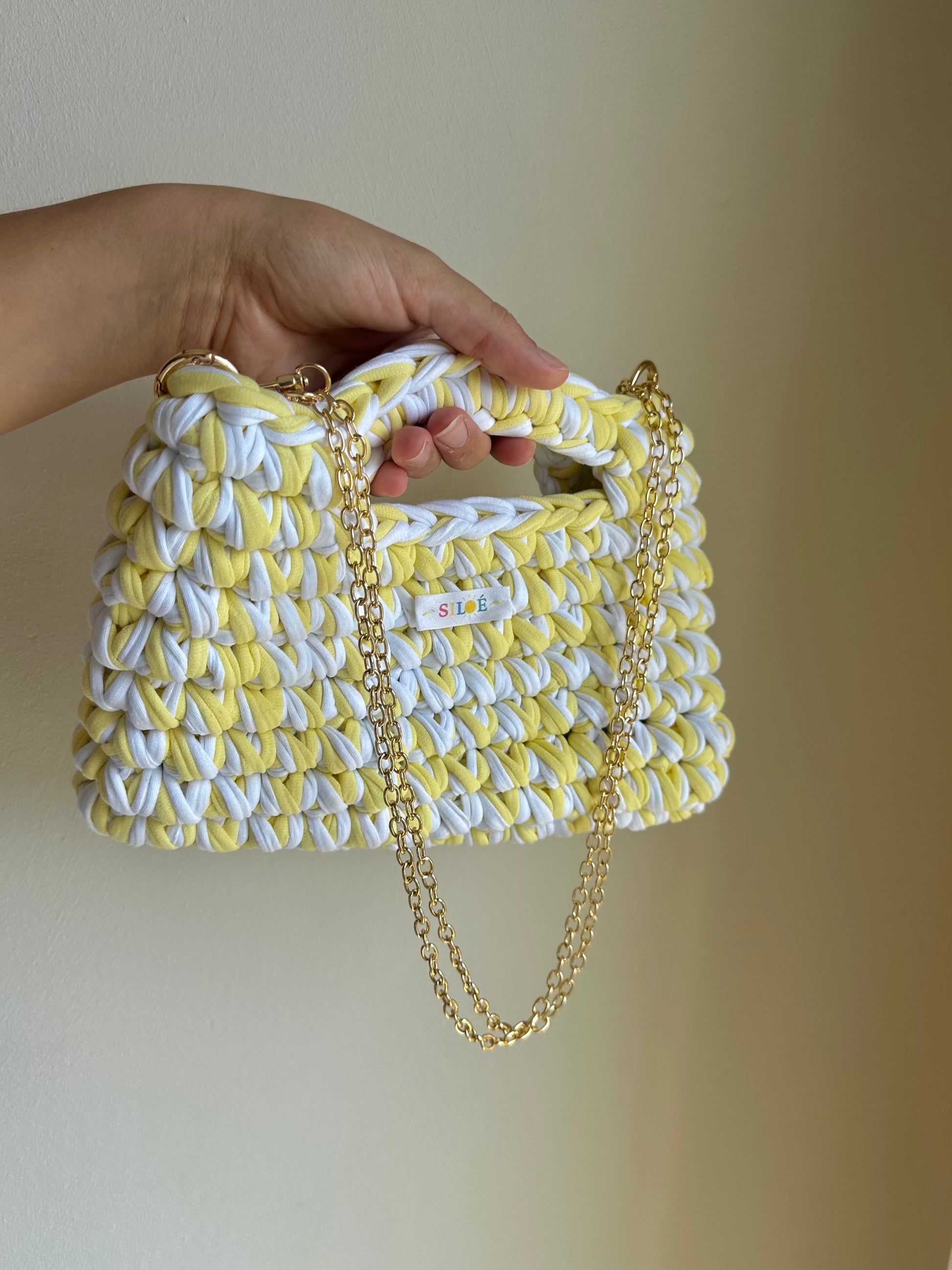 Gaïa jaune et blanc