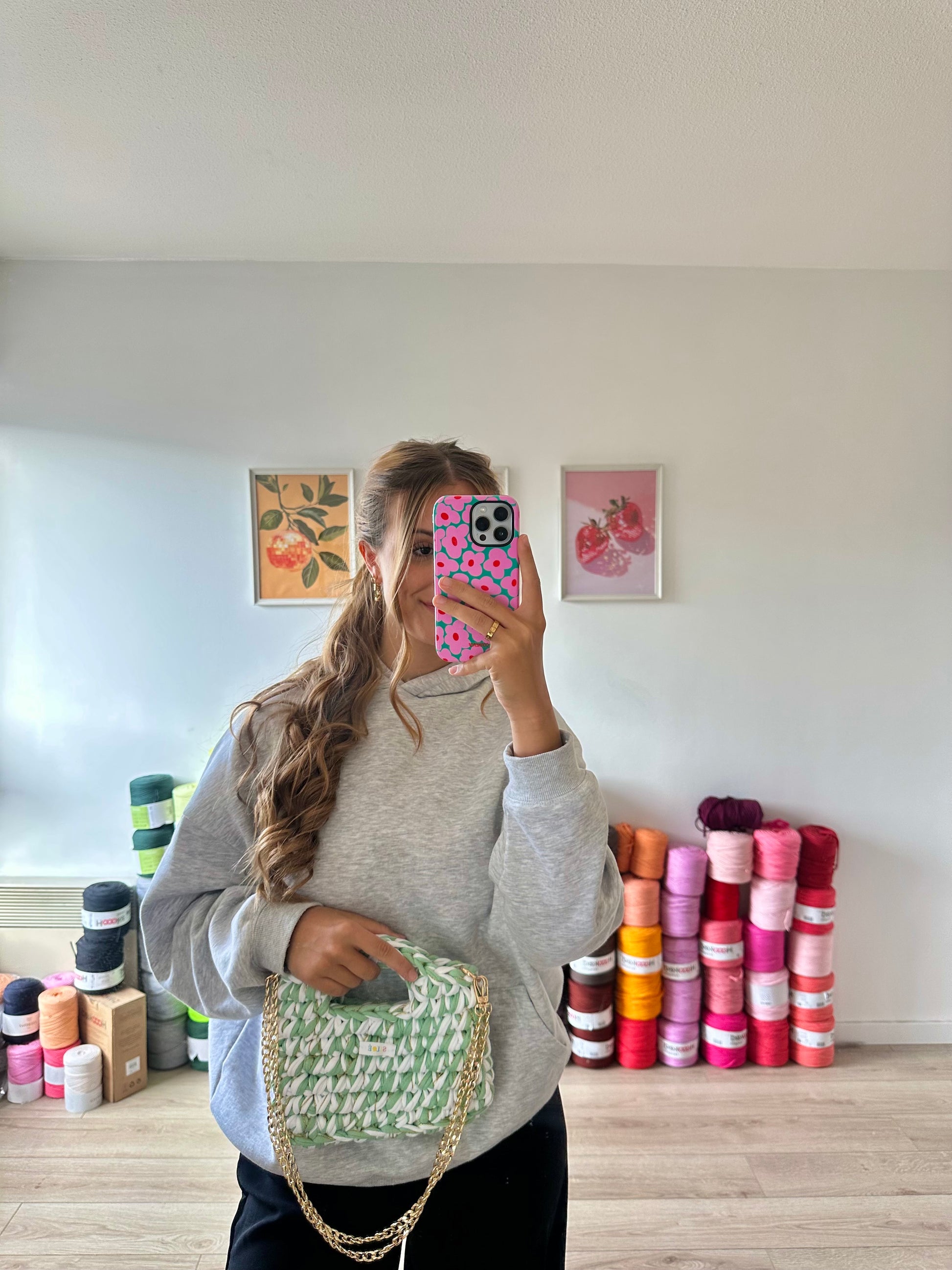 Gaïa Sauge blanc et doré