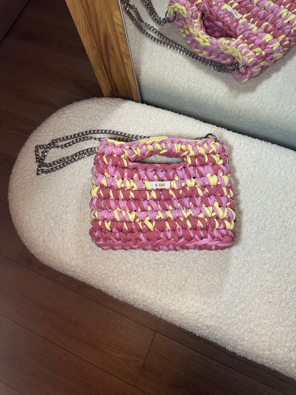 Gaïa vieux rose, rose, jaune, clair et argenté ￼