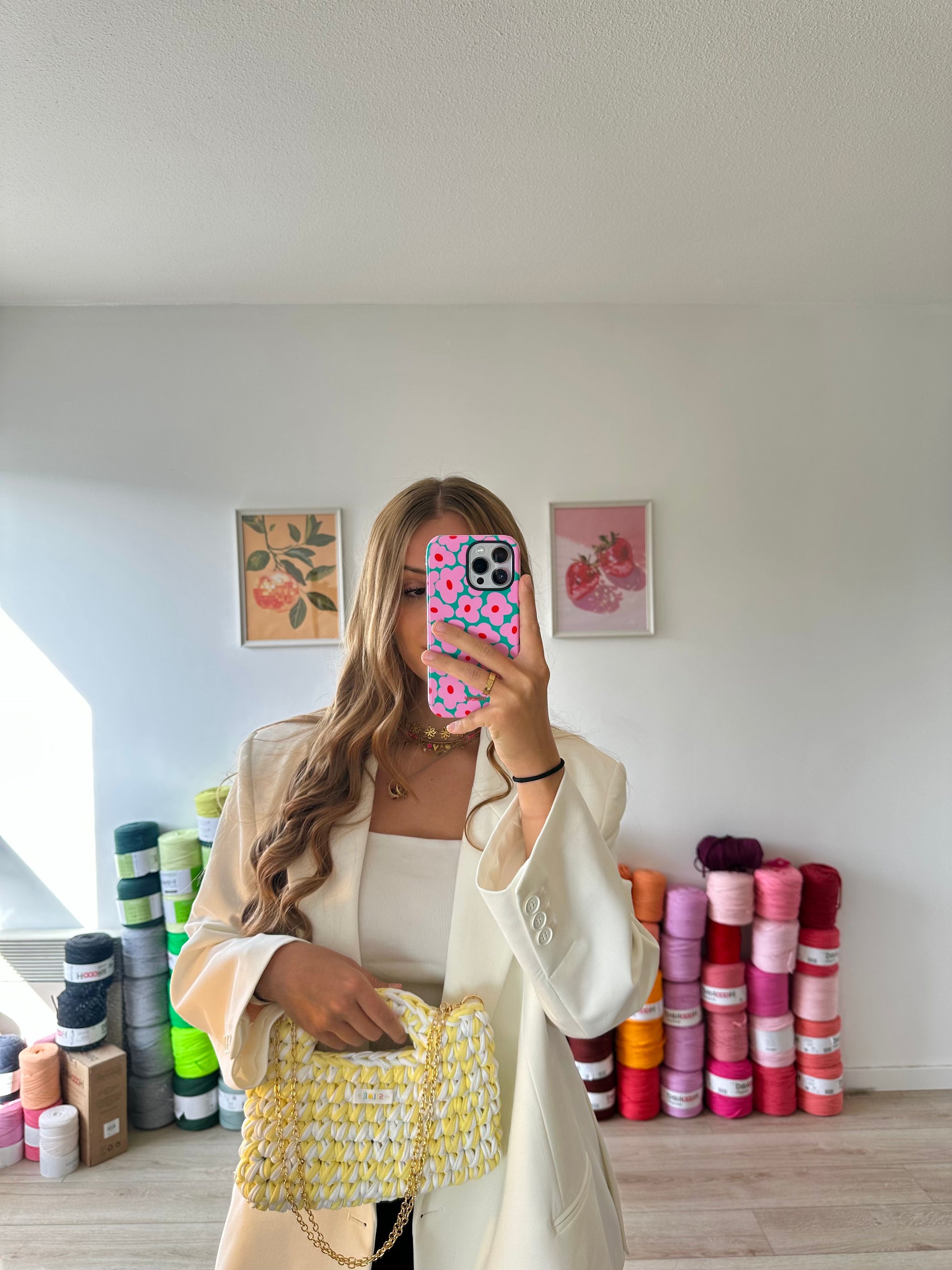 Gaïa jaune et blanc