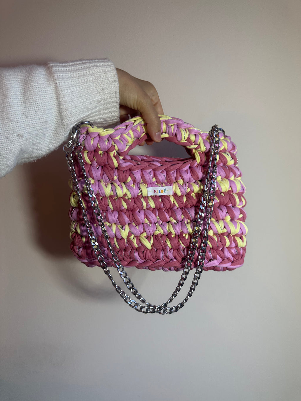 Gaïa vieux rose, rose, jaune, clair et argenté ￼