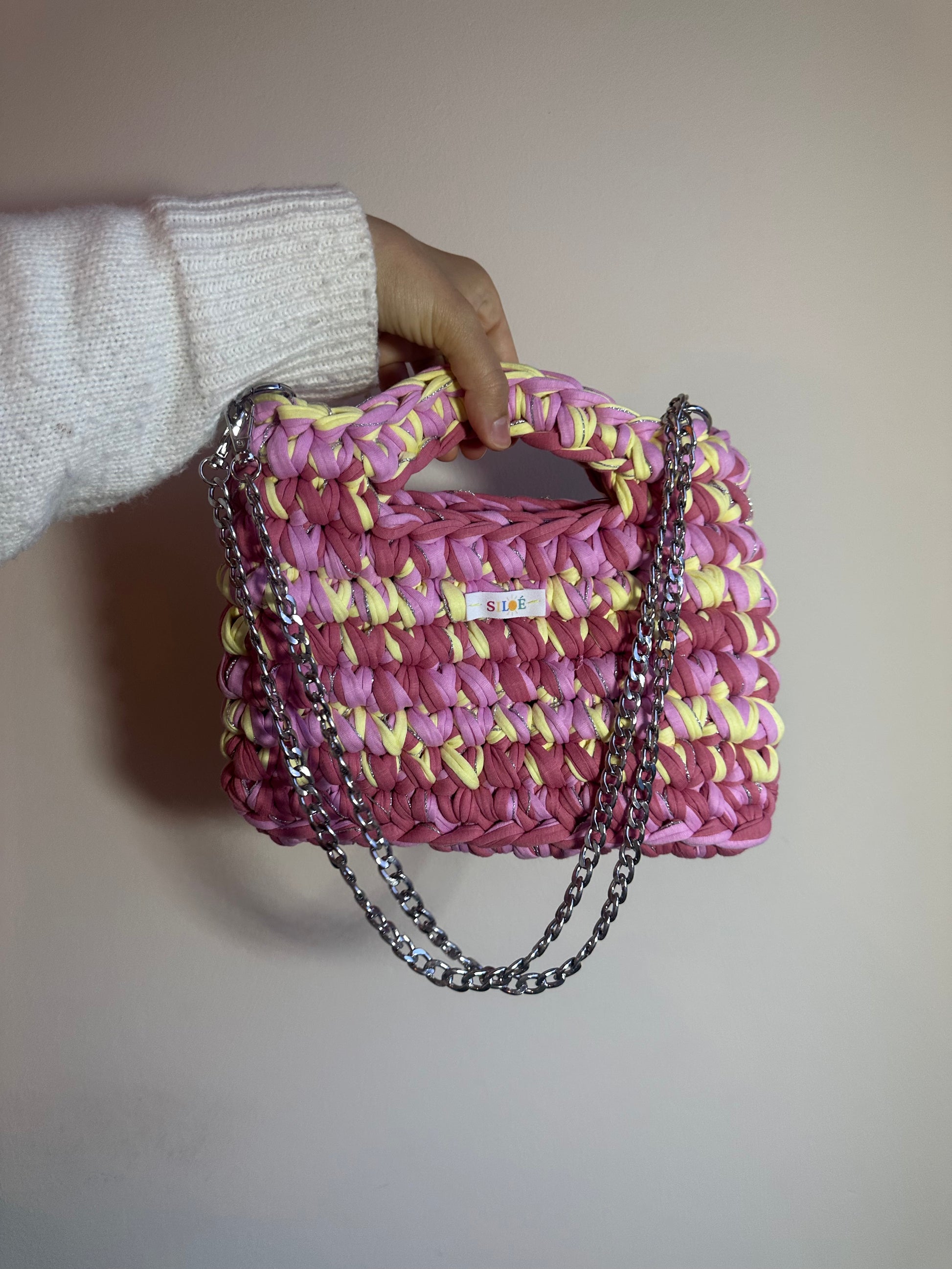 Gaïa vieux rose, rose, jaune, clair et argenté ￼