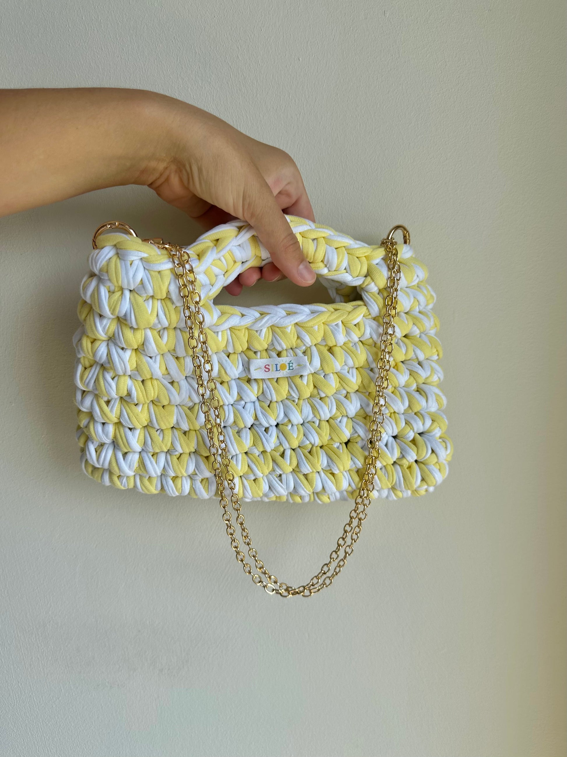Gaïa jaune et blanc