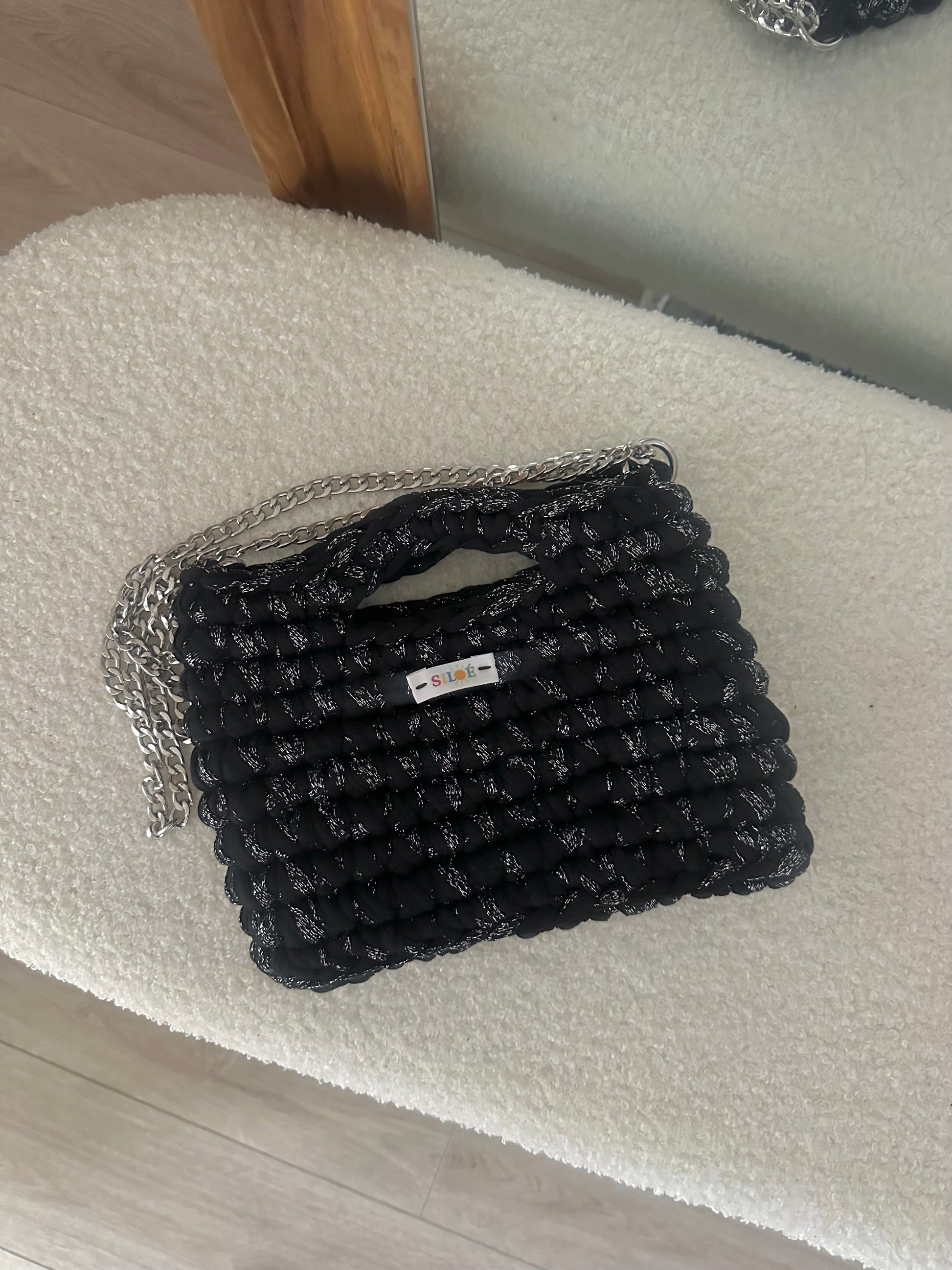 Gaïa Pailleté Noir et argenté