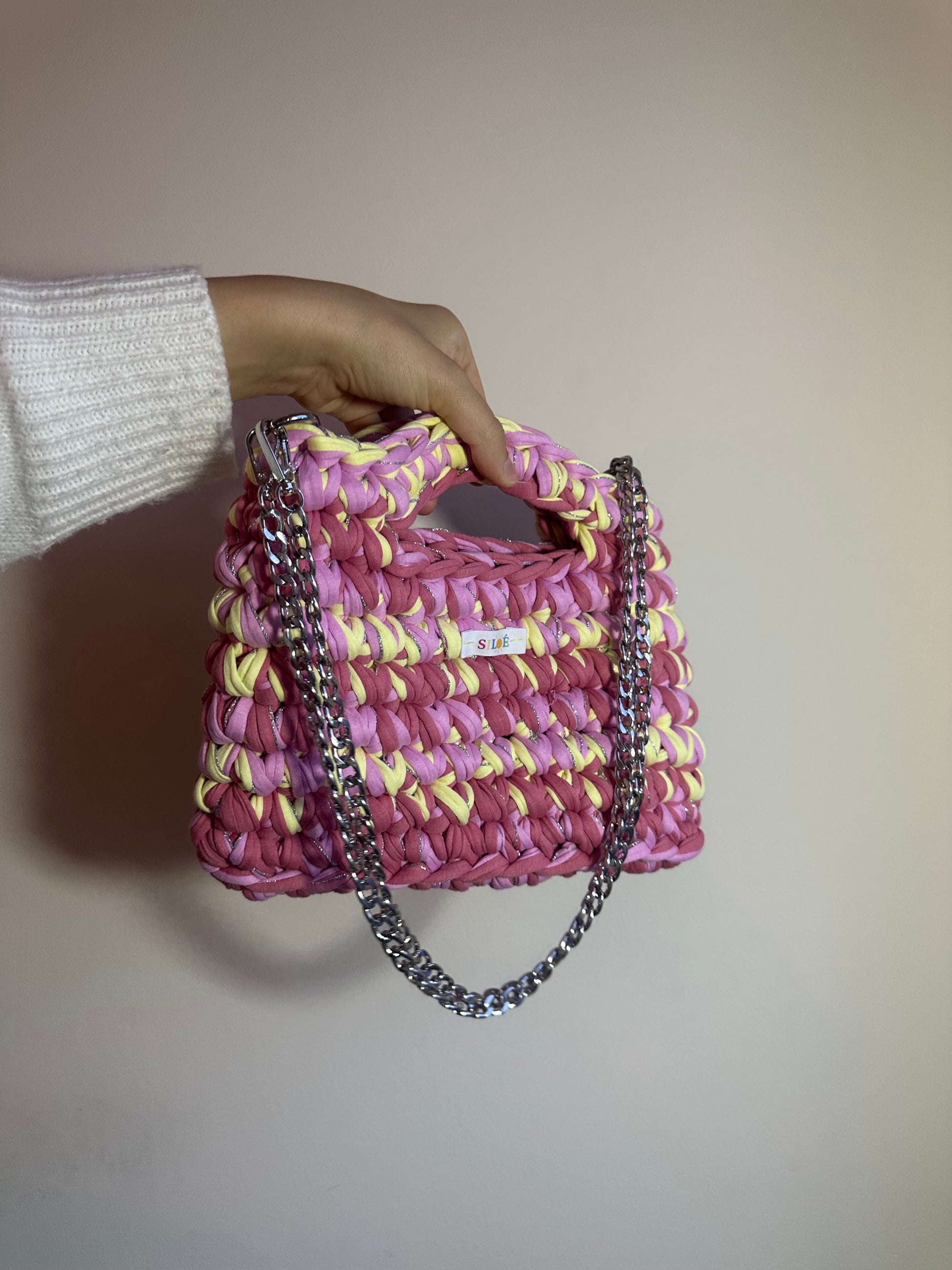 Gaïa vieux rose, rose, jaune, clair et argenté ￼